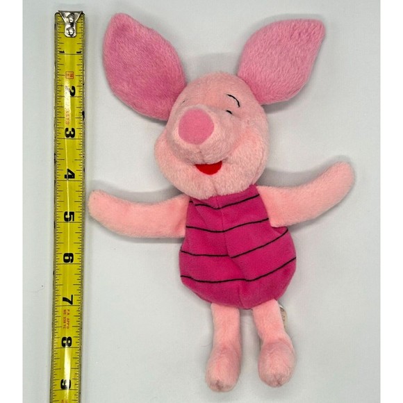 DISNEY Winnie the Pooh's Piglet 9" Sitting Plush Stuffed Toy - Arcotoys … - Picture 6 of 9